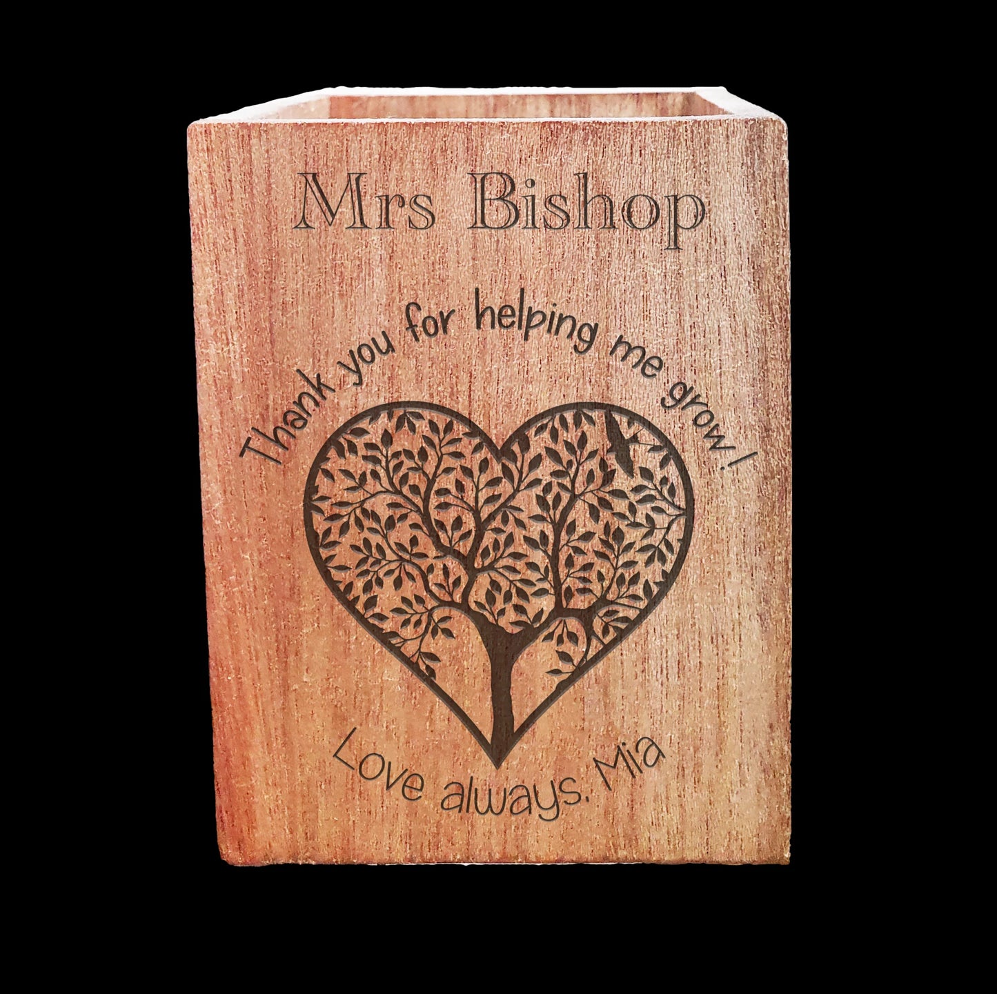 Helping Me Grow Pencil Pot