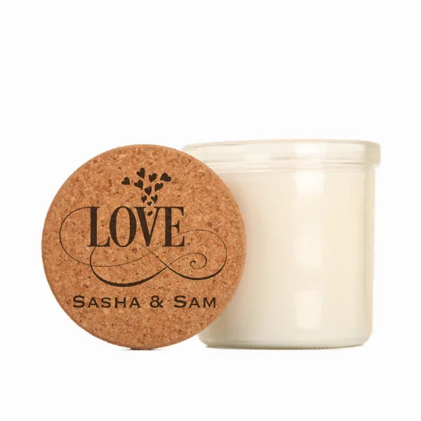 Love Hearts Candle