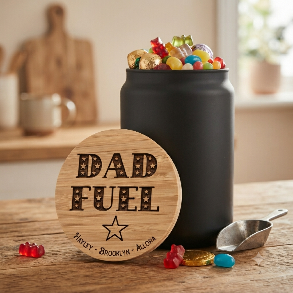 Black Lolly Jar - Dad's Fuel
