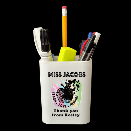 Pencil Pot  - Teach Love Inspire Apple 