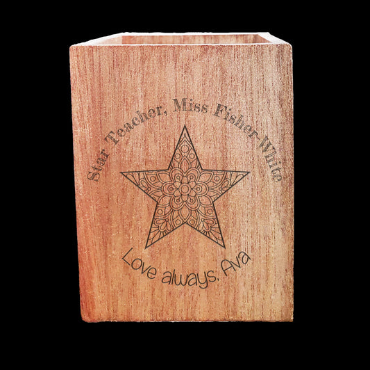 Star Teacher Pencil Pot