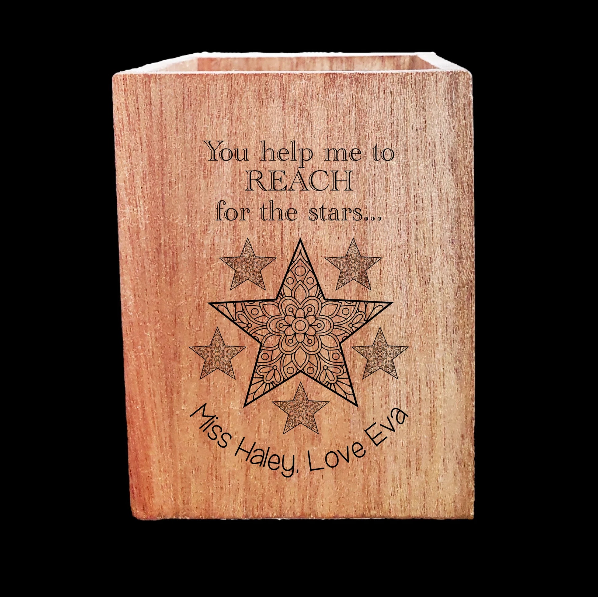 Wooden Pencil Pot Blank