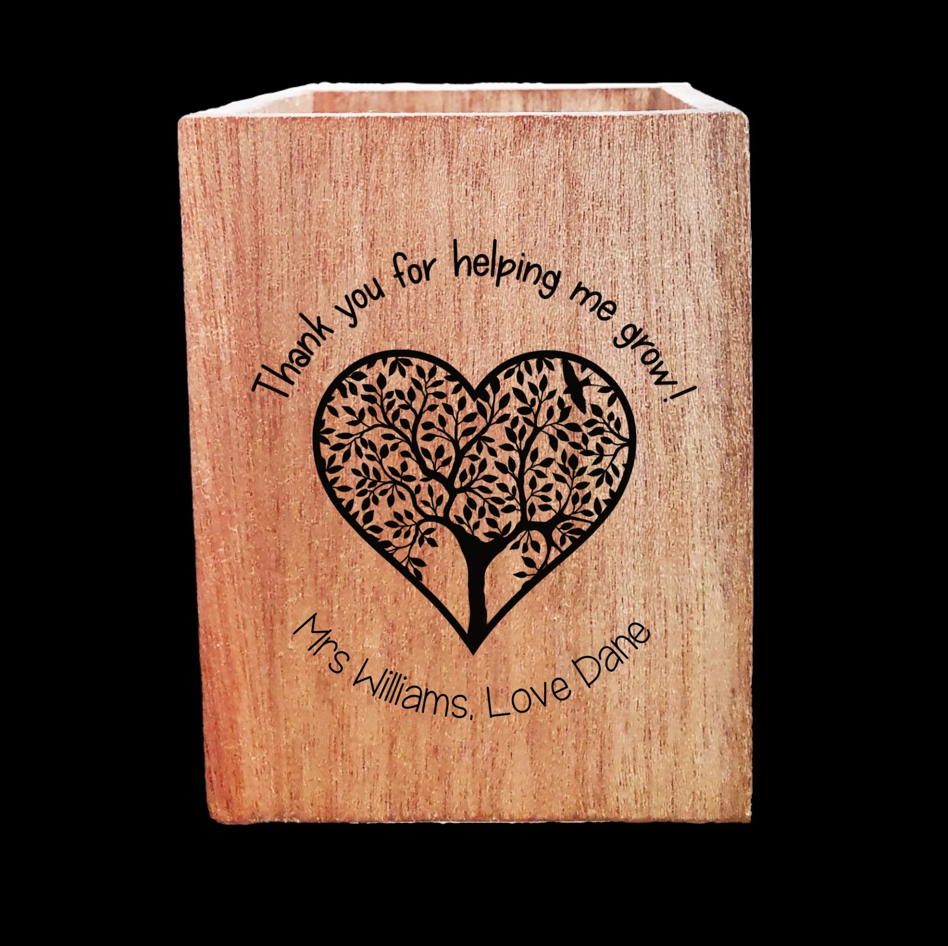 Wooden Pencil Pot Blank