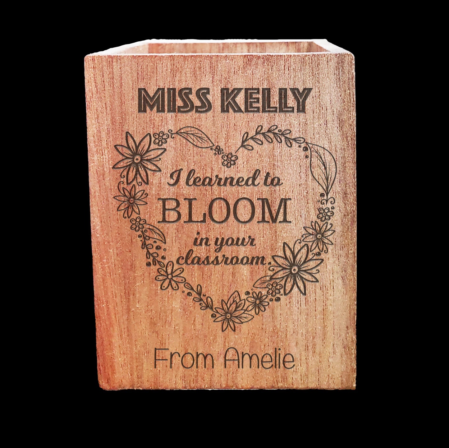 I Learned To Bloom Pencil Pot