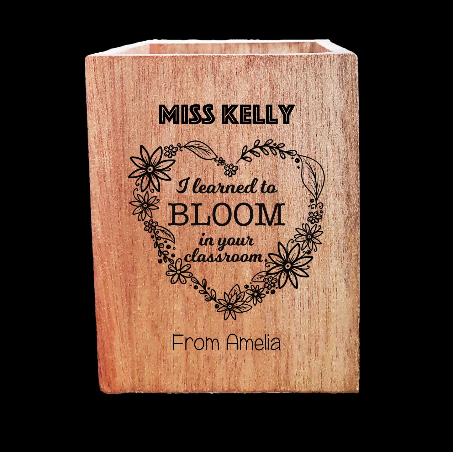 Wooden Pencil Pot Blank