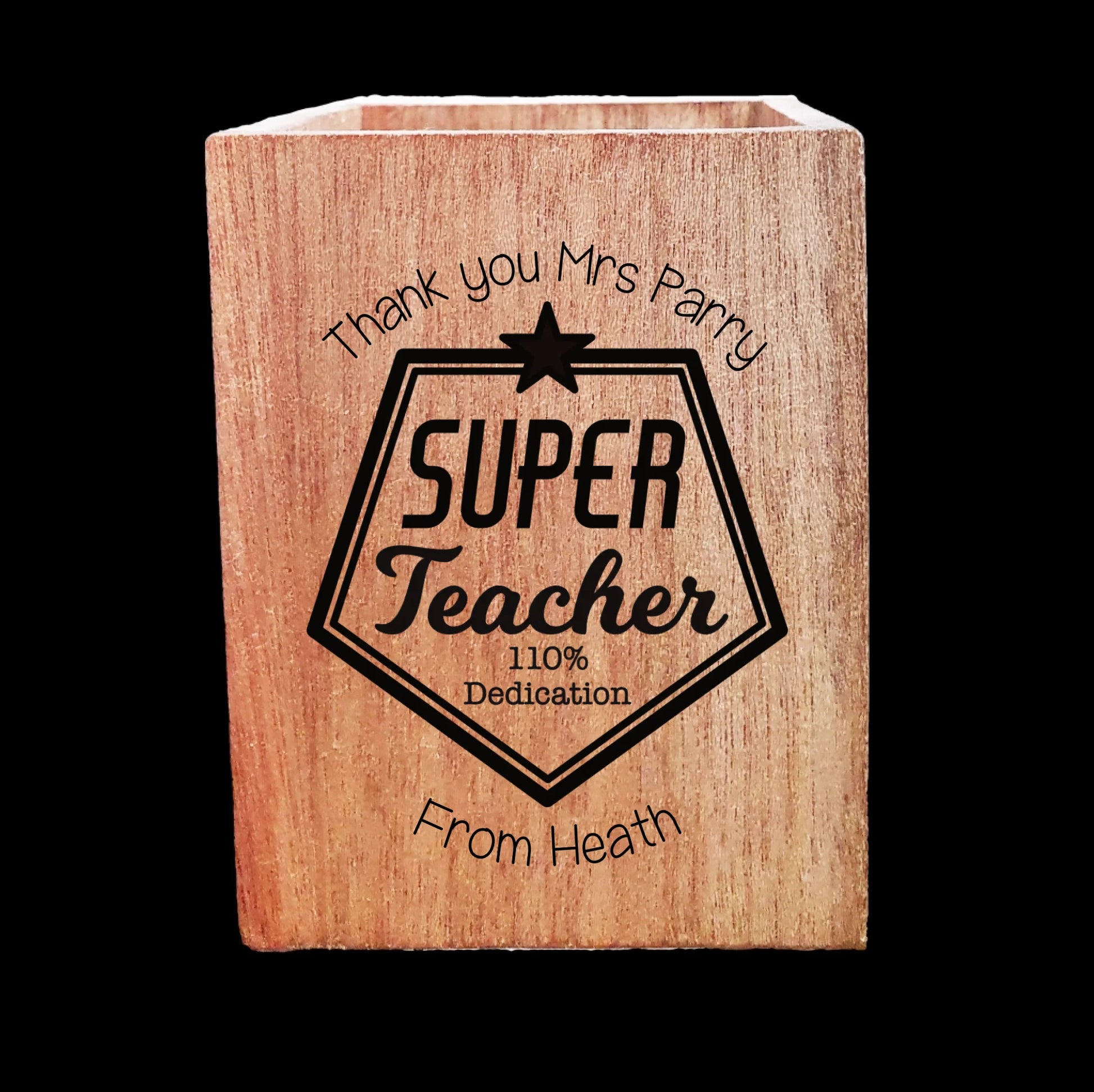 Wooden Pencil Pot Blank