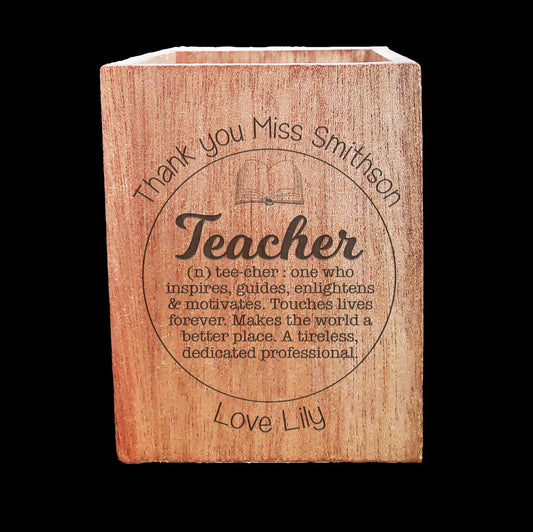 Teacher Definition Pencil Pot