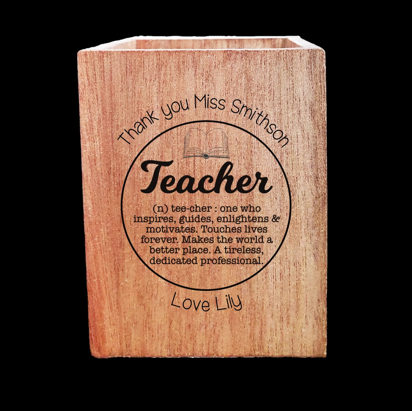 Wooden Pencil Pot Blank