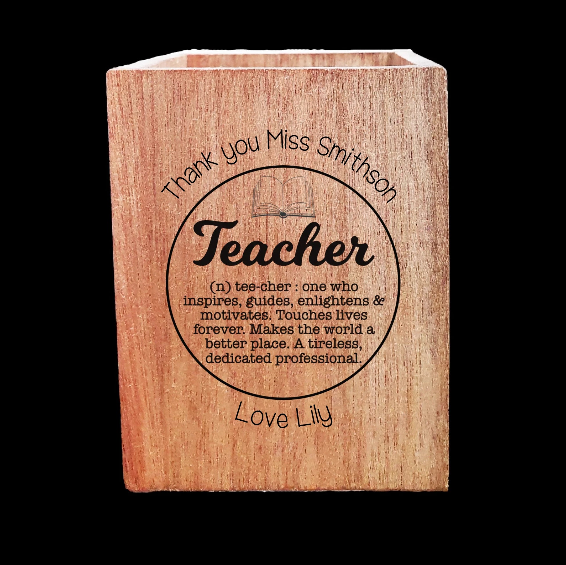 Wooden Pencil Pot Blank