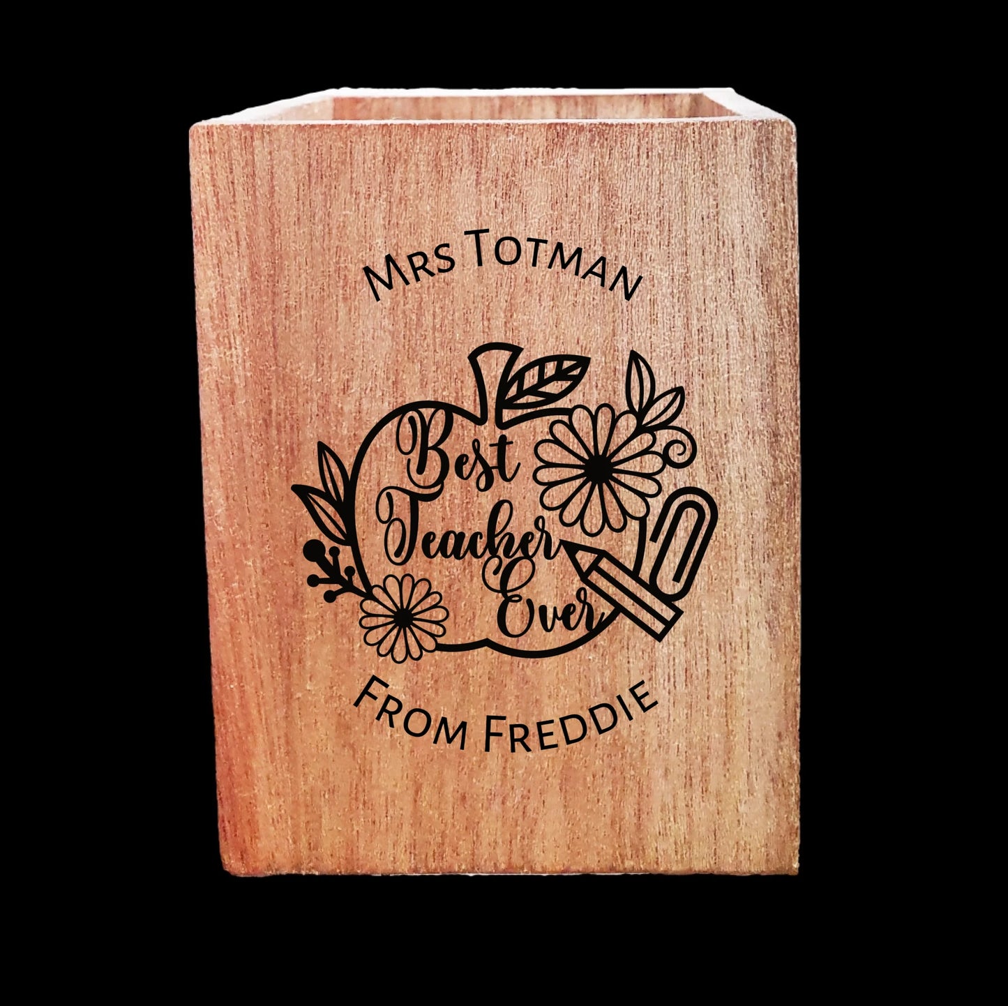 Wooden Pencil Pot Blank