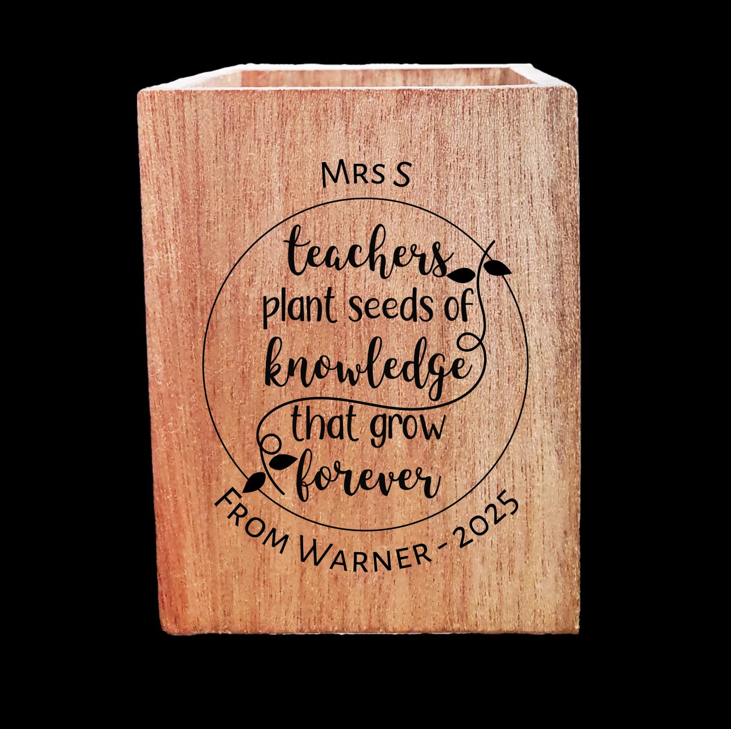 Wooden Pencil Pot Blank