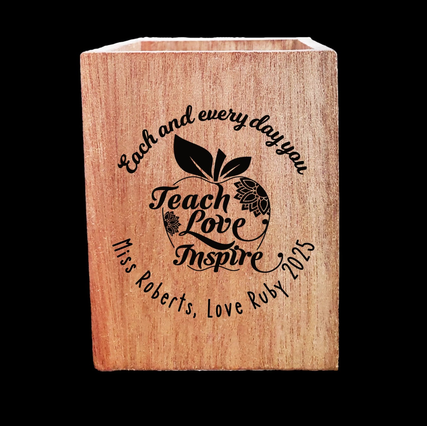 Wooden Pencil Pot Blank
