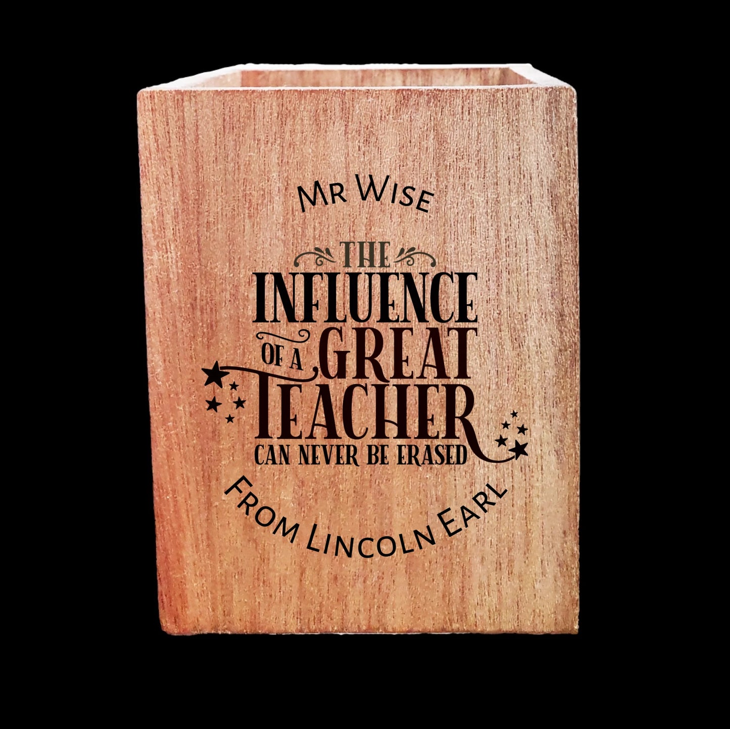 Wooden Pencil Pot Blank