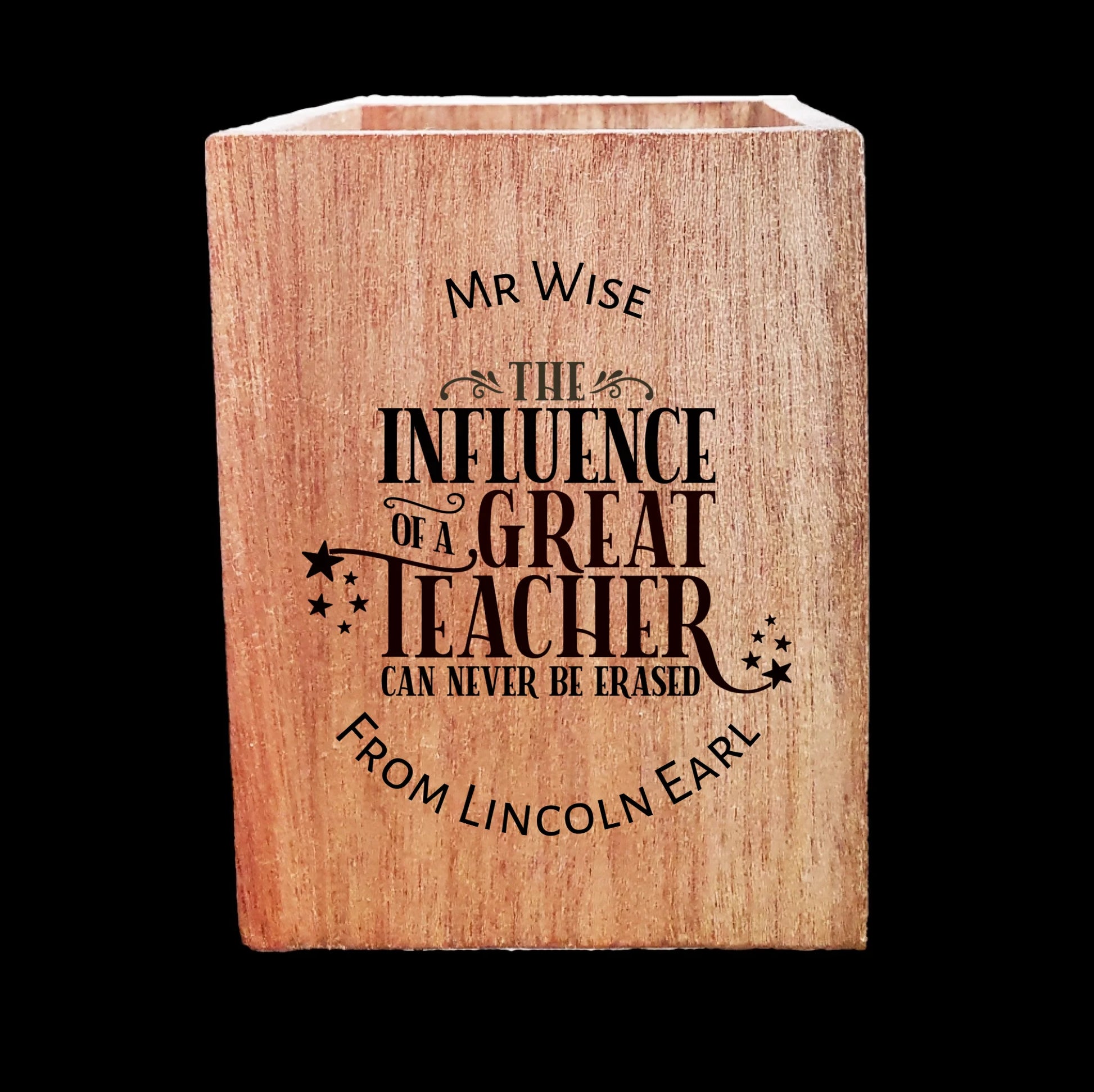 Wooden Pencil Pot Blank