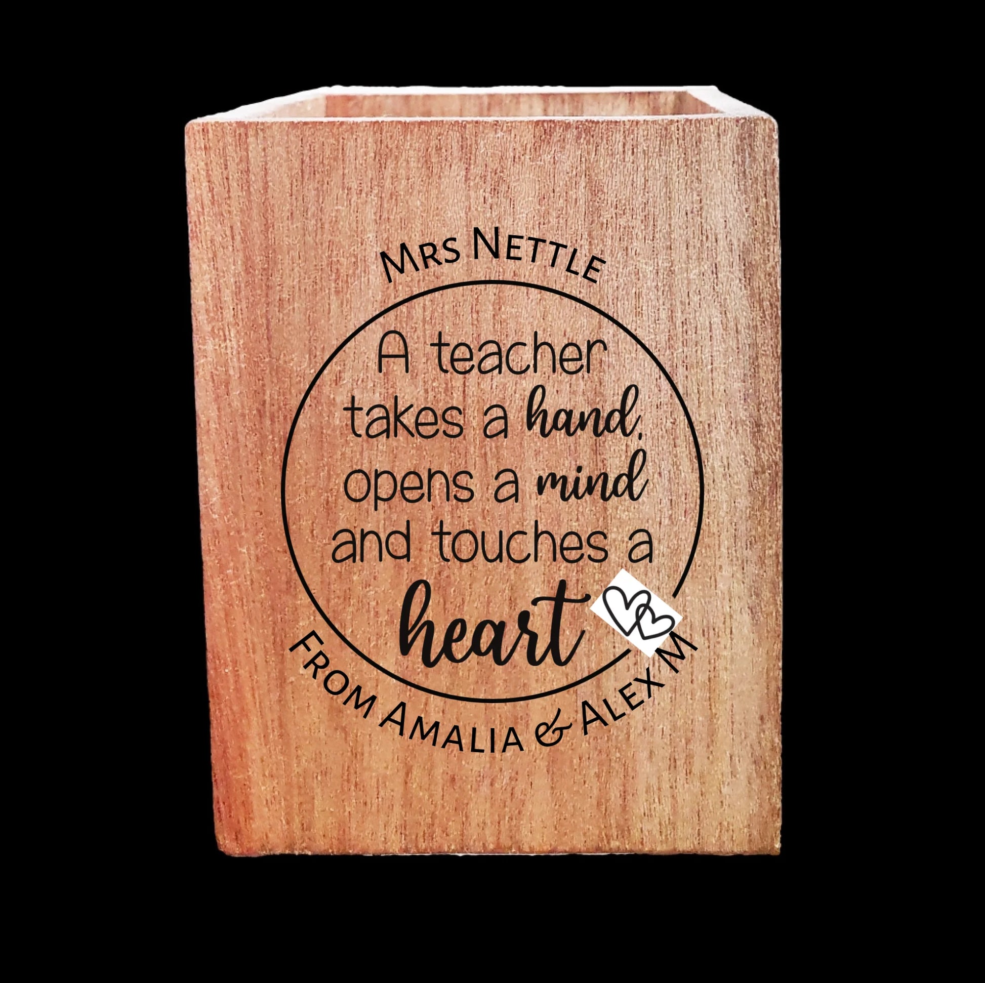 Wooden Pencil Pot Blank