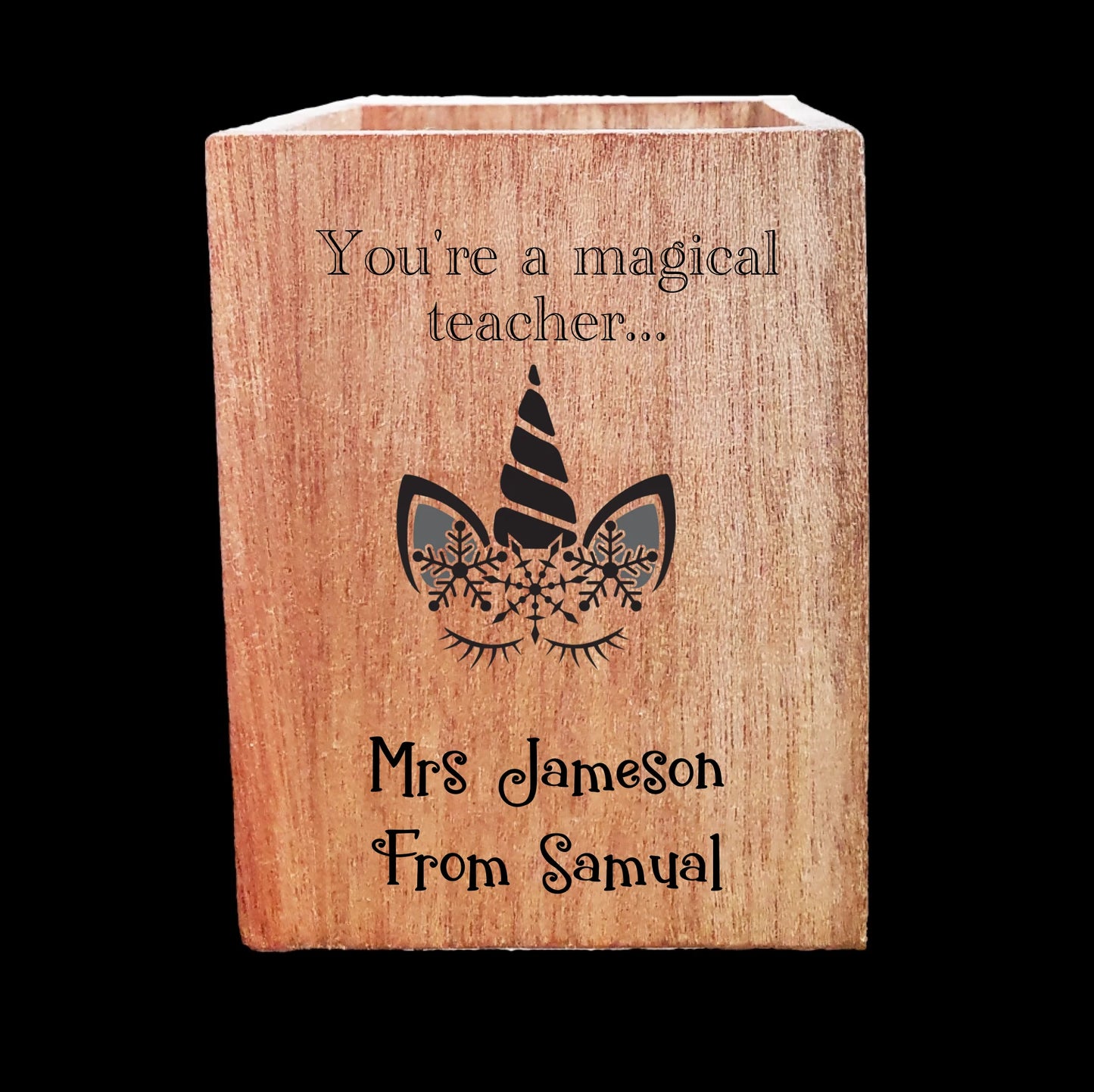 Wooden Pencil Pot Blank