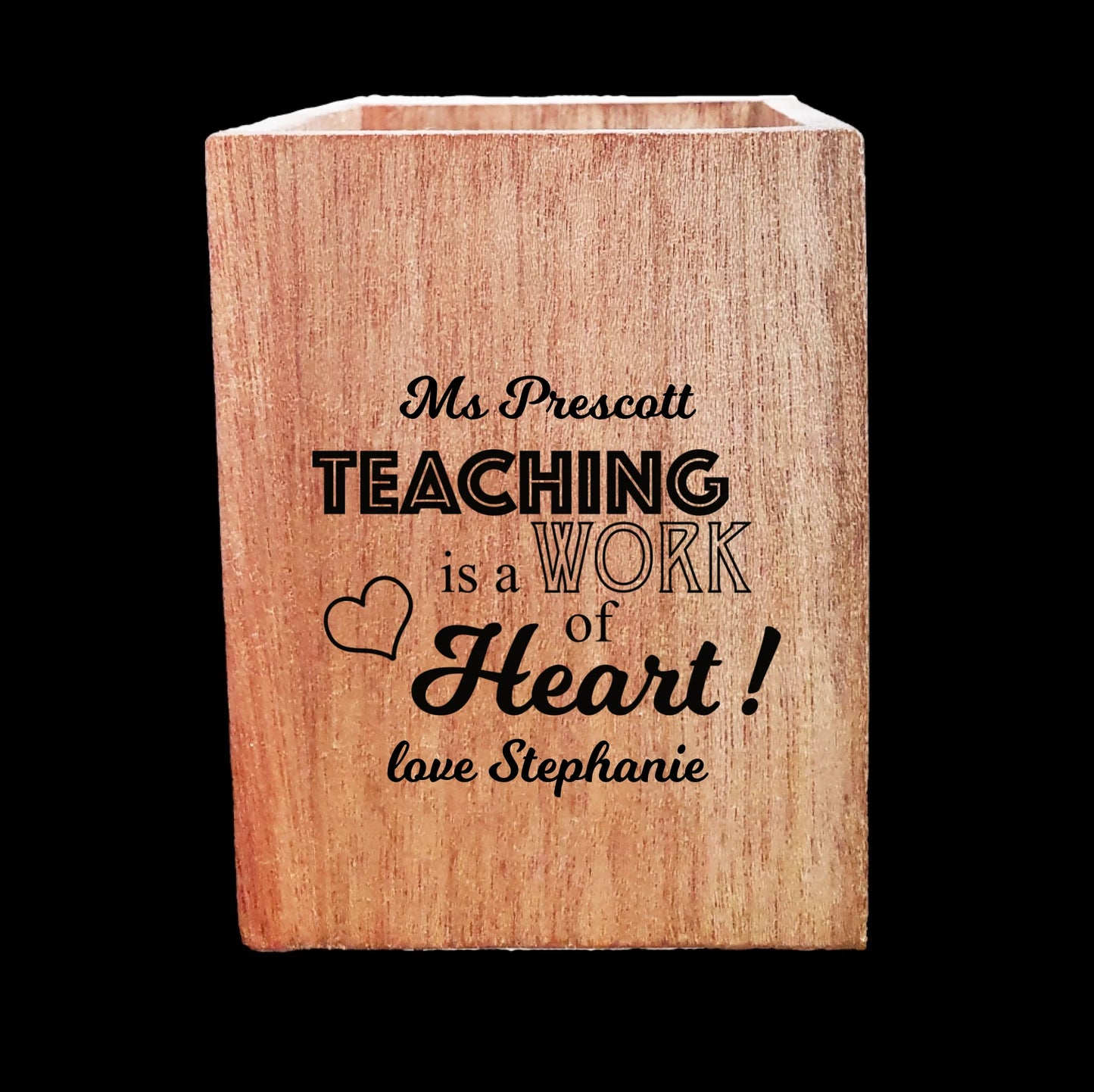 Wooden Pencil Pot Blank