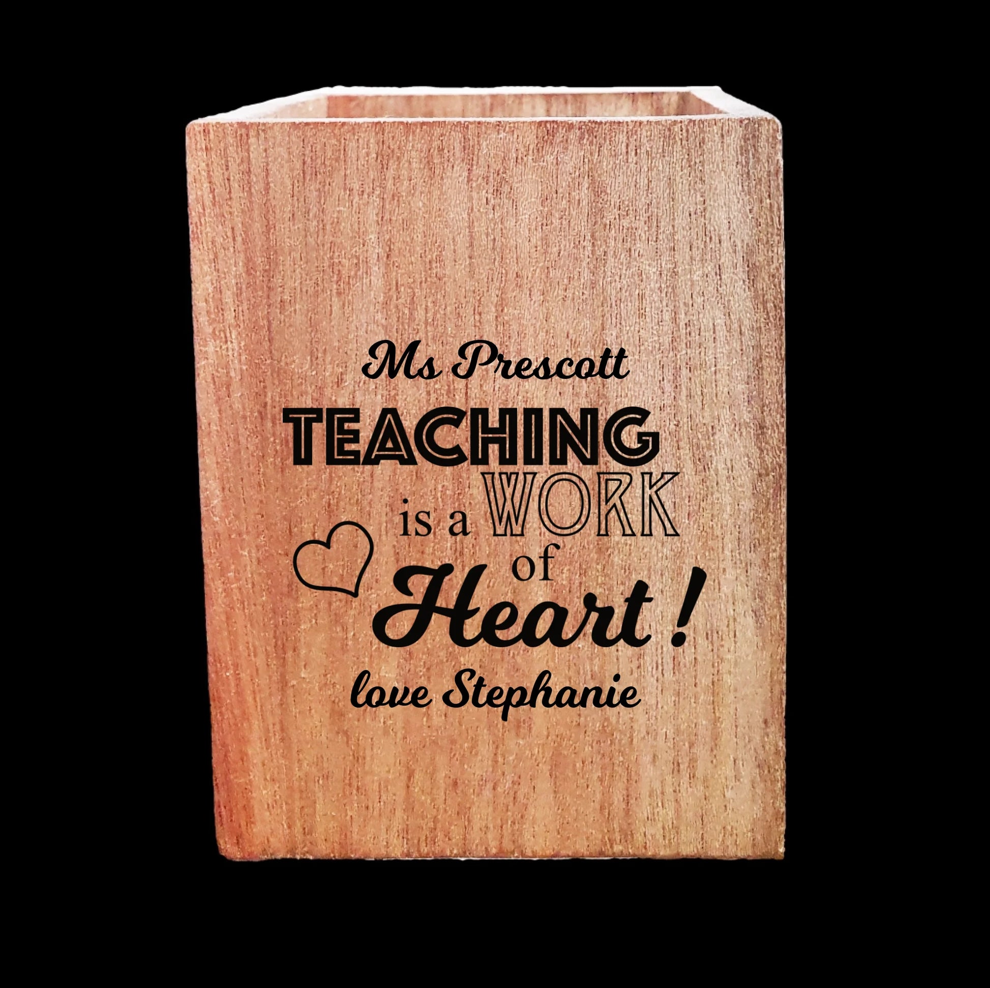 Wooden Pencil Pot Blank