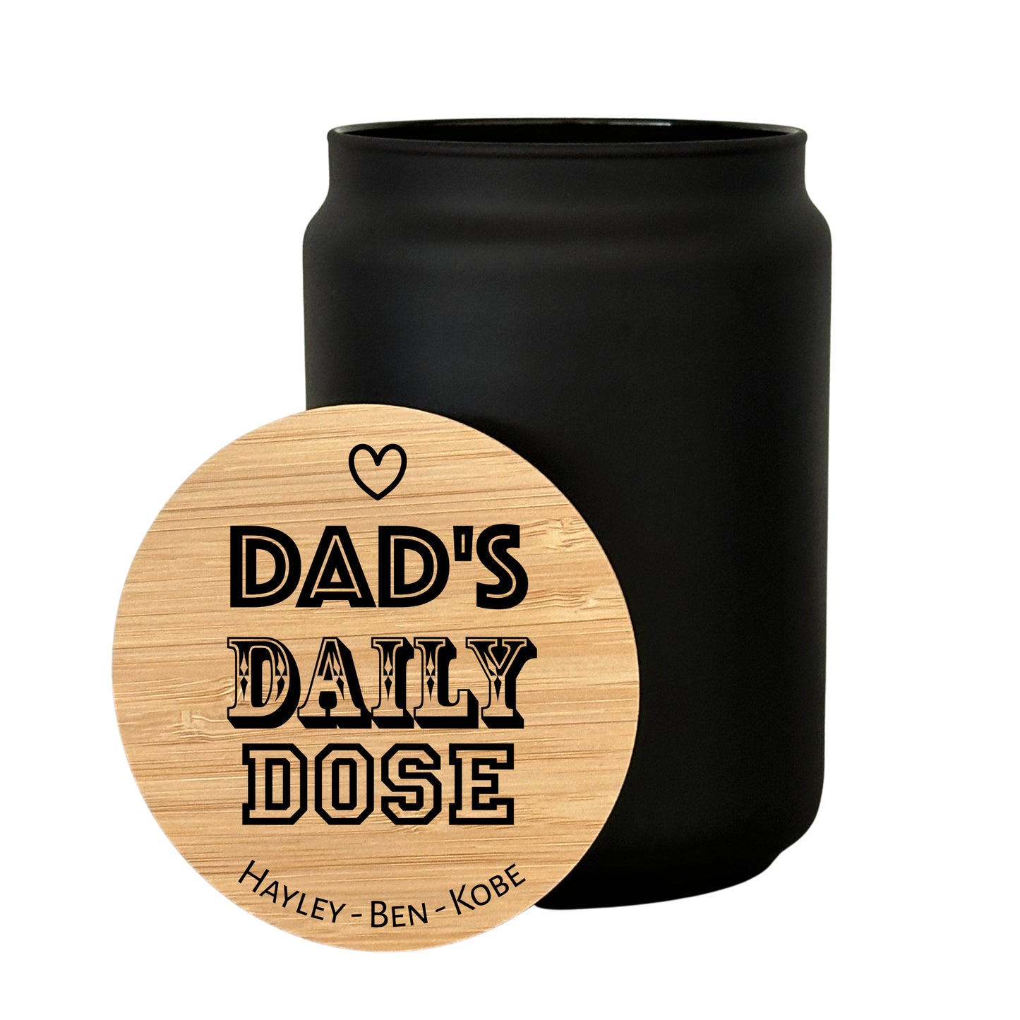 Black Lolly Jar - Dad's Daily Dose