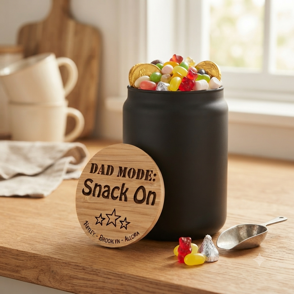 Black Lolly Jar - Dad Mode On