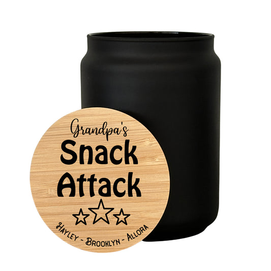 Black Lolly Jar - Snack Attack